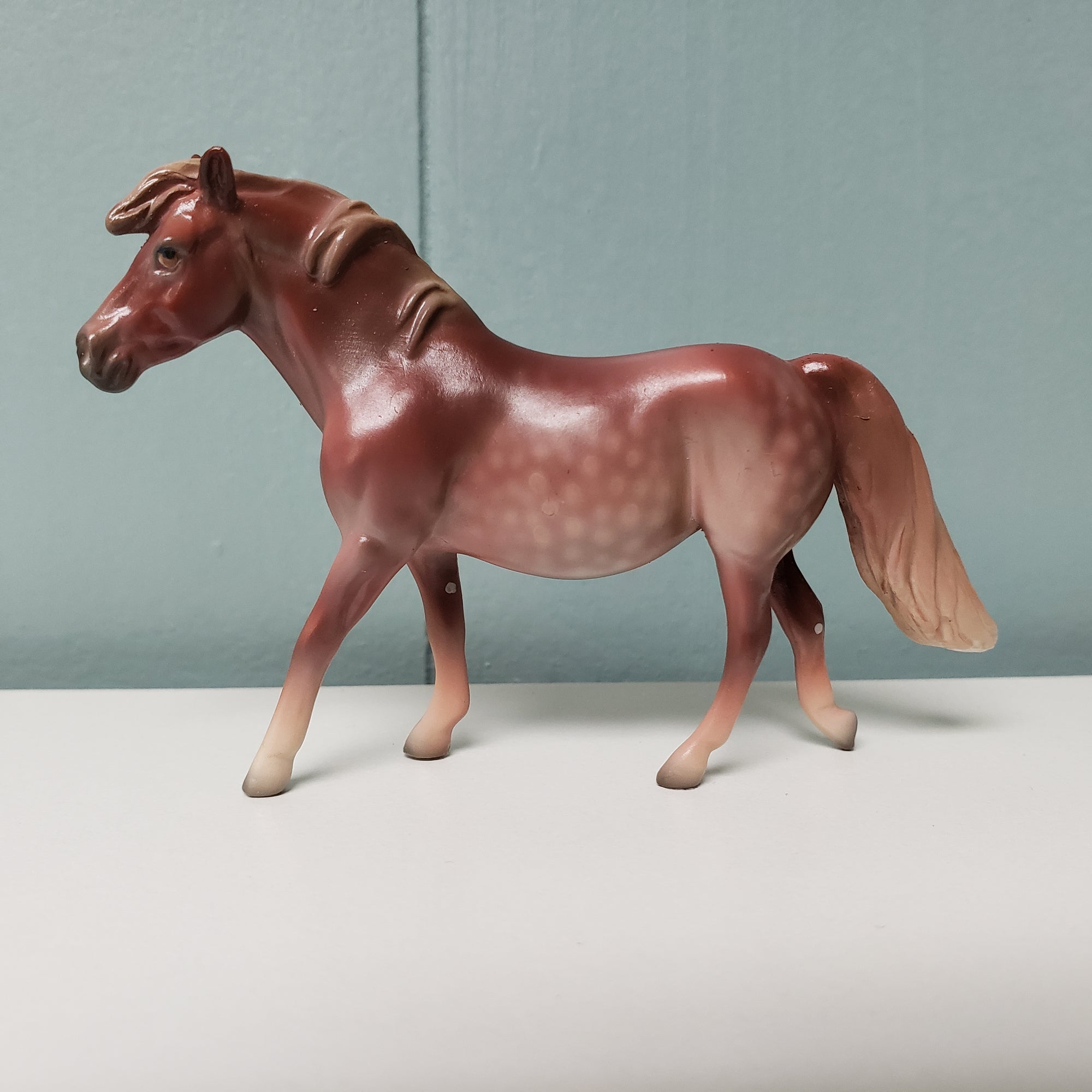 Truffle OOAK Silver Dapple Pony Chip By Jess Hamill Val24