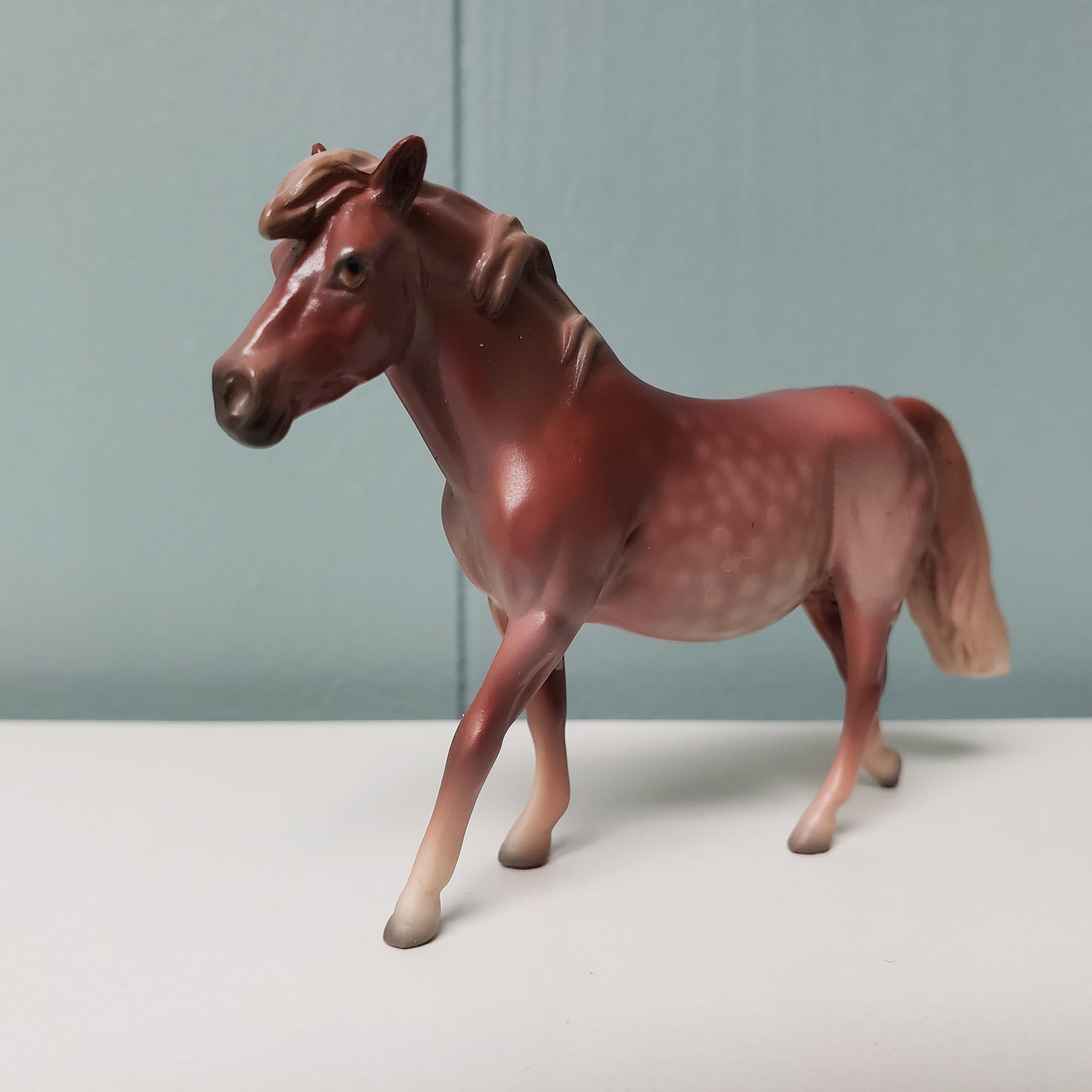 Truffle OOAK Silver Dapple Pony Chip By Jess Hamill Val24