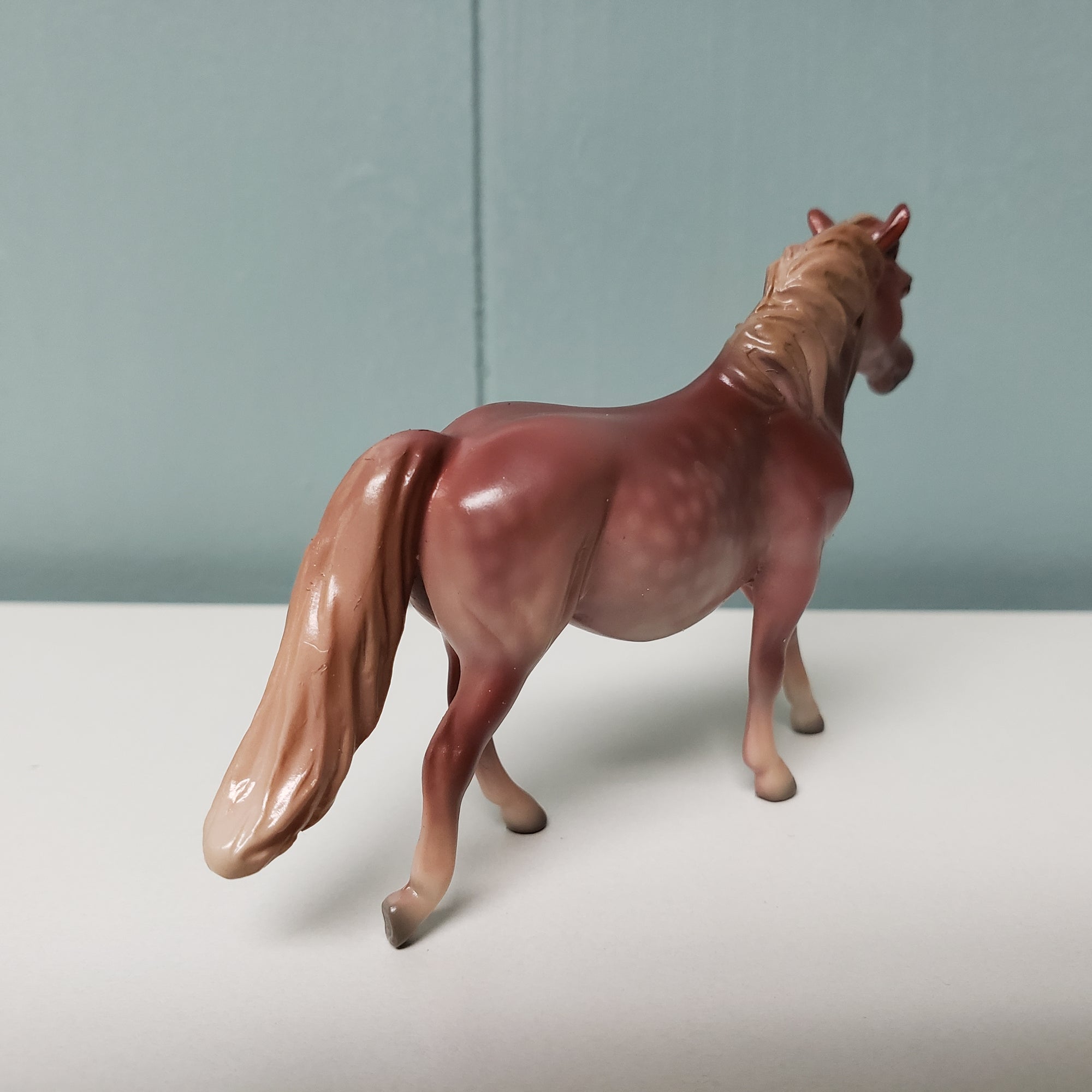 Truffle OOAK Silver Dapple Pony Chip By Jess Hamill Val24