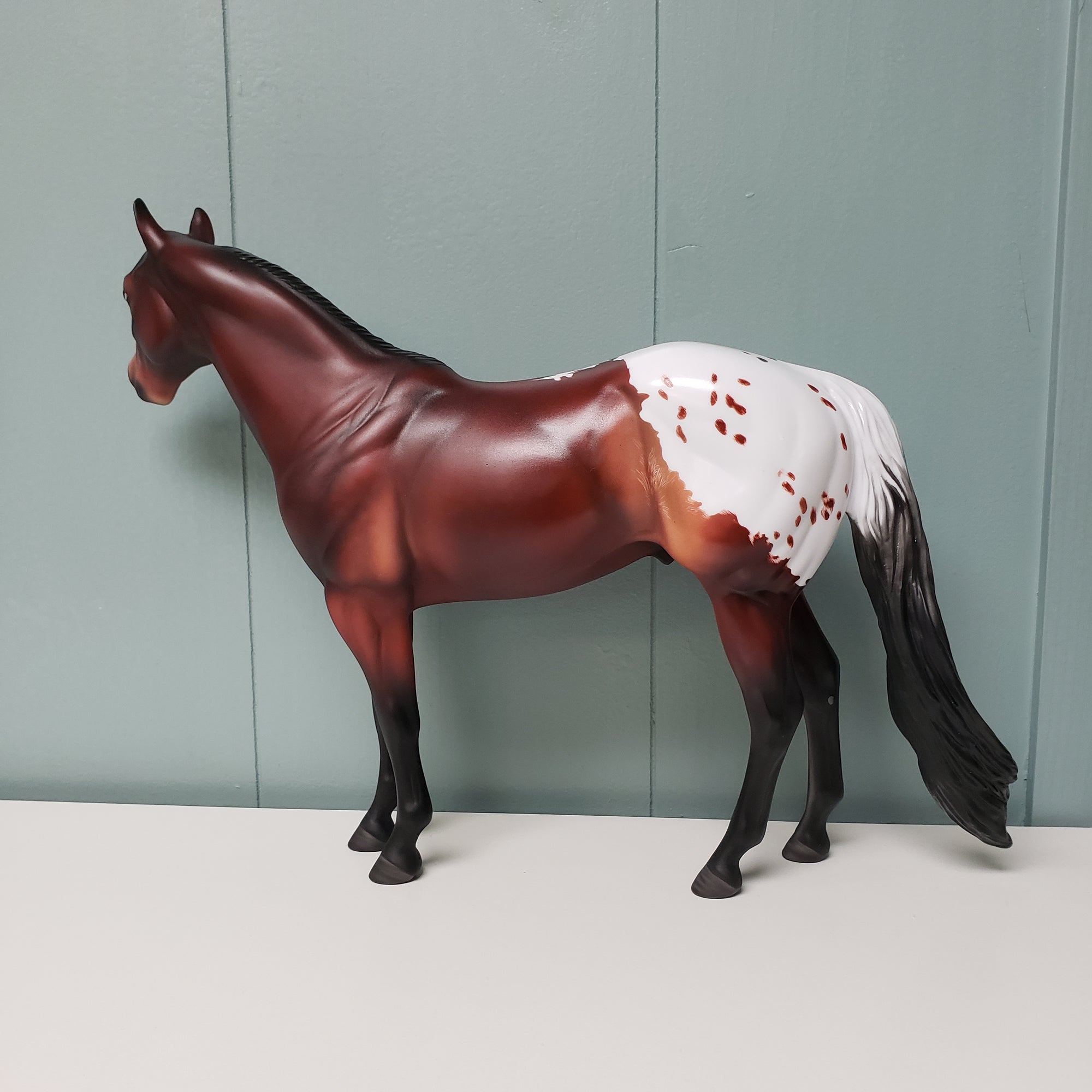 Loverboy OOAK Blood Bay Appaloosa ISH By  Angela Marleau  Val24