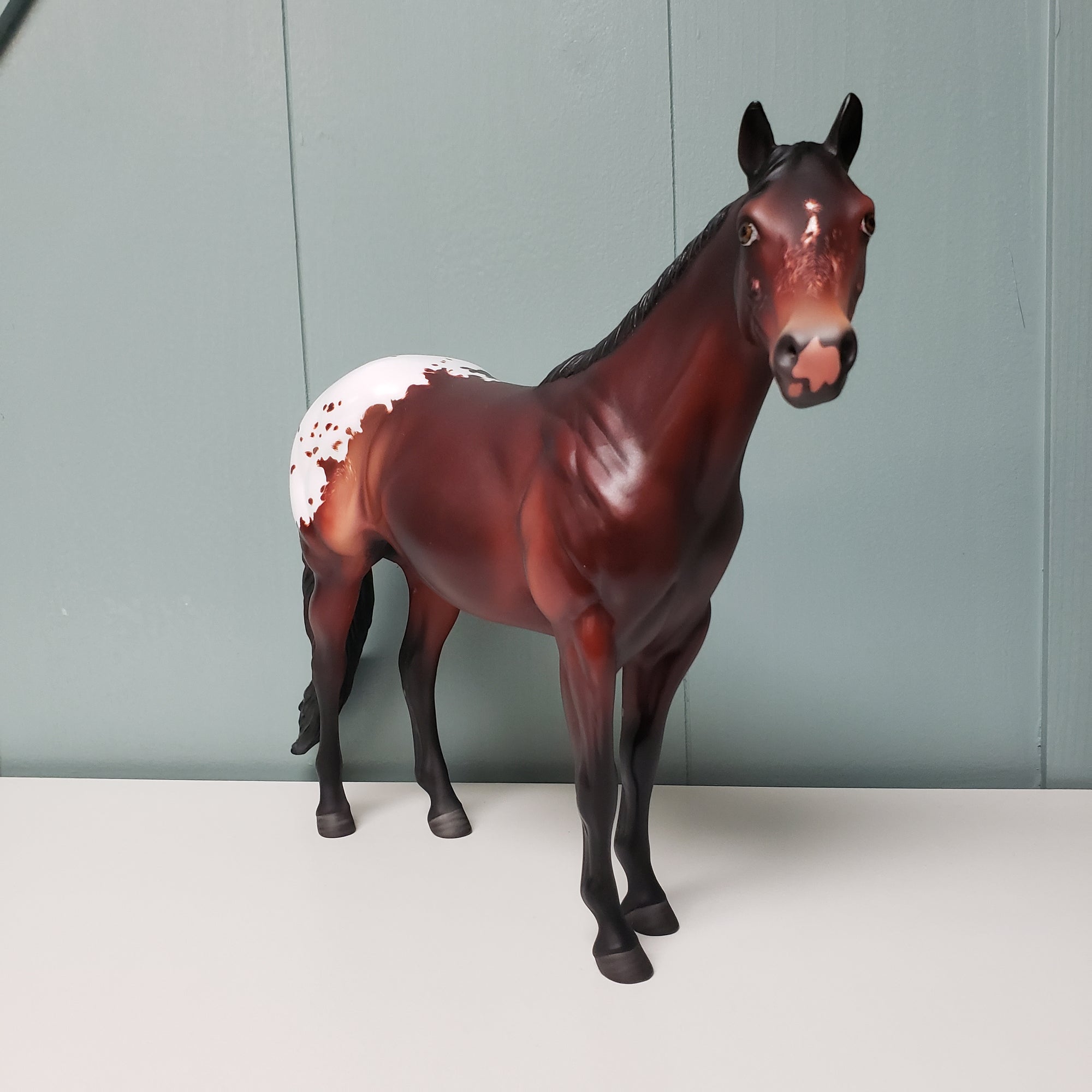 Loverboy OOAK Blood Bay Appaloosa ISH By  Angela Marleau  Val24