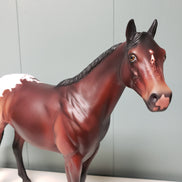 Loverboy OOAK Blood Bay Appaloosa ISH By  Angela Marleau  Val24