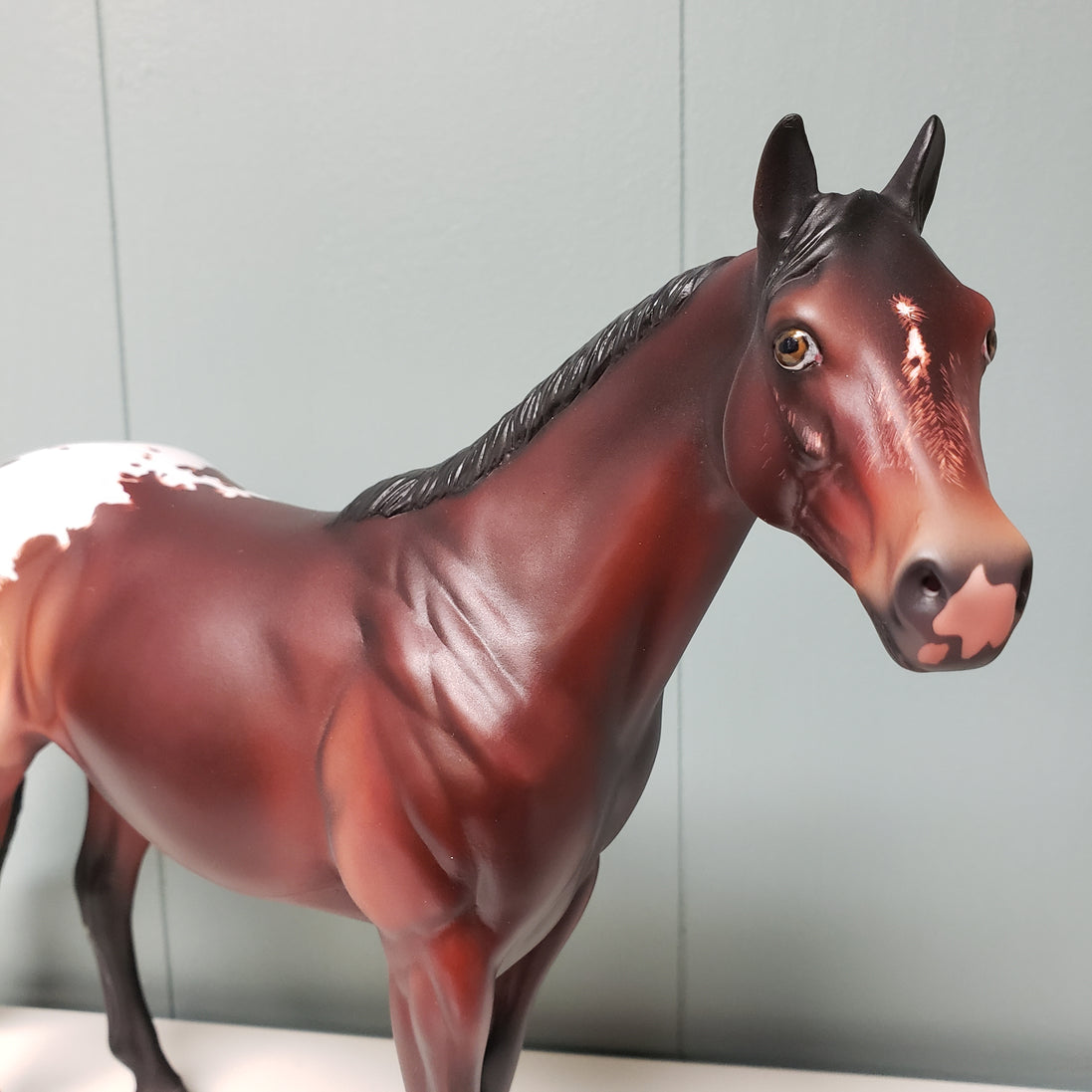 Loverboy OOAK Blood Bay Appaloosa ISH By  Angela Marleau  Val24