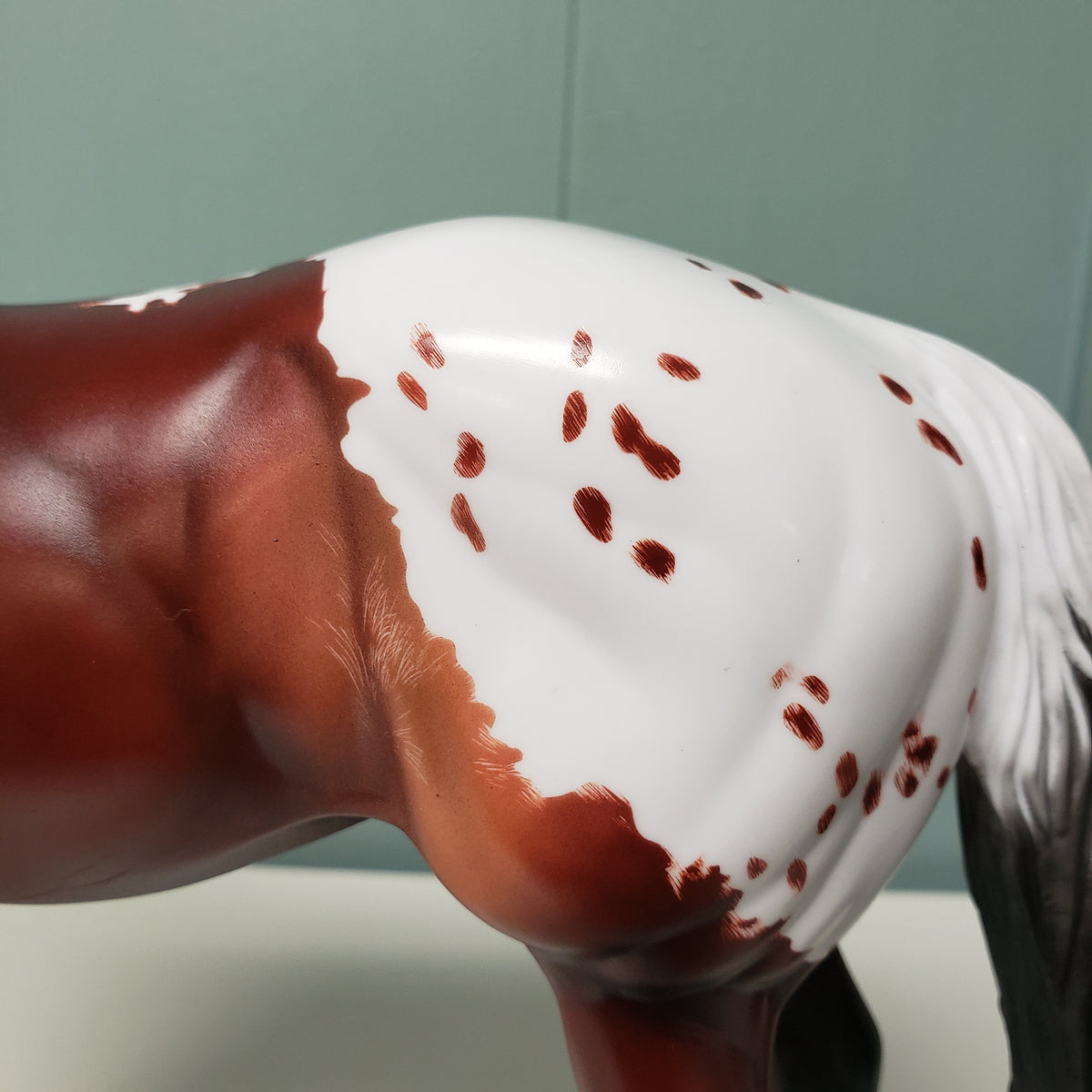 Loverboy OOAK Blood Bay Appaloosa ISH By  Angela Marleau  Val24