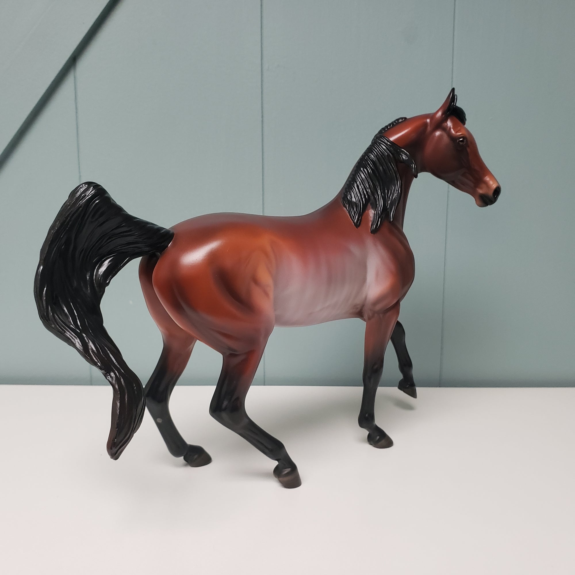 Juliet OOAK  Bay Rabicano Arabian Mare By Angela Marleau Val24