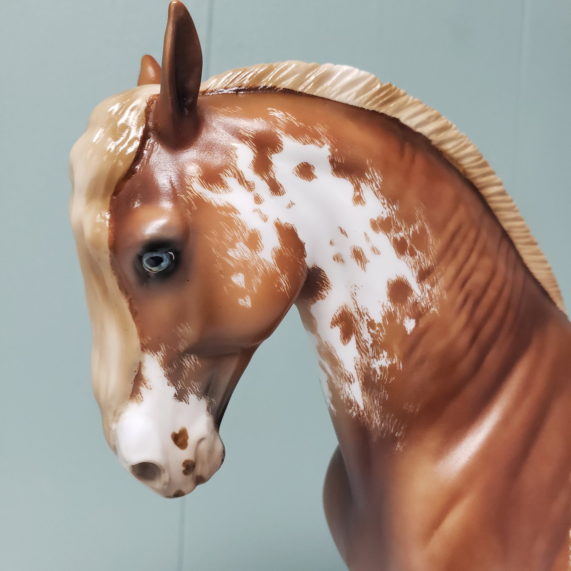 Hearts All Over OOAK Dappled Flaxen Chestnut Andalusian By Julie Keim Best Offers 2/19/24