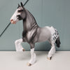 Pitter Patter OOAK Gray Paw Appaloosa Deco Trotting Draft By Dawn Quick Val24