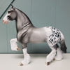 Pitter Patter OOAK Gray Paw Appaloosa Deco Trotting Draft By Dawn Quick Val24