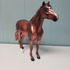 Rhys OOAK Dappled Copper Chestnut Deco Mustang By Angela Marleau Val24