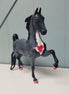 Amorino OOAK Gray Bleeding Heart Dove Bird Inspired Deco Saddlebred By Angela Marleau Val24