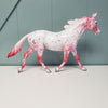 Diamonds &amp; Roses OOAK Pink Leopard Appaloosa Deco Palouse By Ellen Robbins Val24