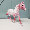 Diamonds &amp; Roses OOAK Pink Leopard Appaloosa Deco Palouse By Ellen Robbins Val24