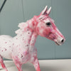 Diamonds &amp; Roses OOAK Pink Leopard Appaloosa Deco Palouse By Ellen Robbins Val24