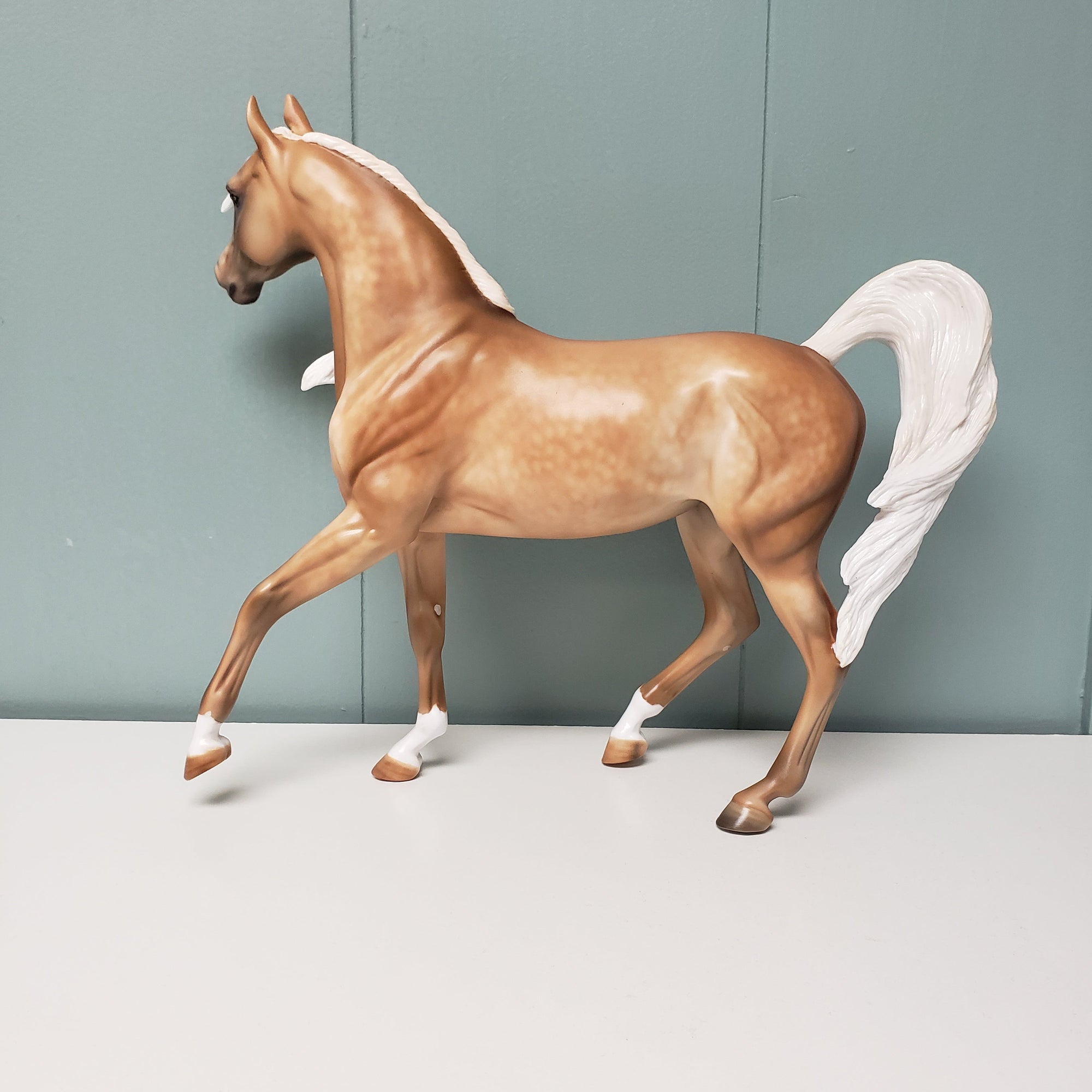 Glimmer LE 5 Dappled Palomino Arabian Mare by Julie Keim VAL24