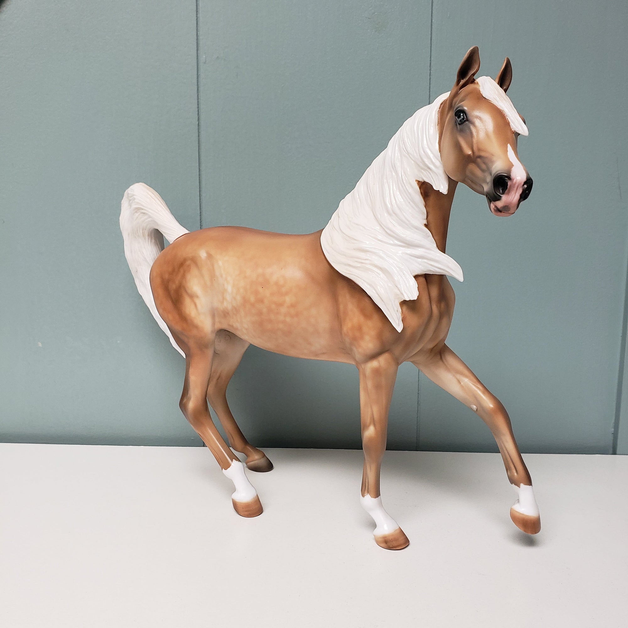 Glimmer LE 5 Dappled Palomino Arabian Mare by Julie Keim VAL24
