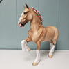 Guy On The Chiefs LE-5 Custom Dappled Palomino Trotting Drafter By Julie Keim Val24