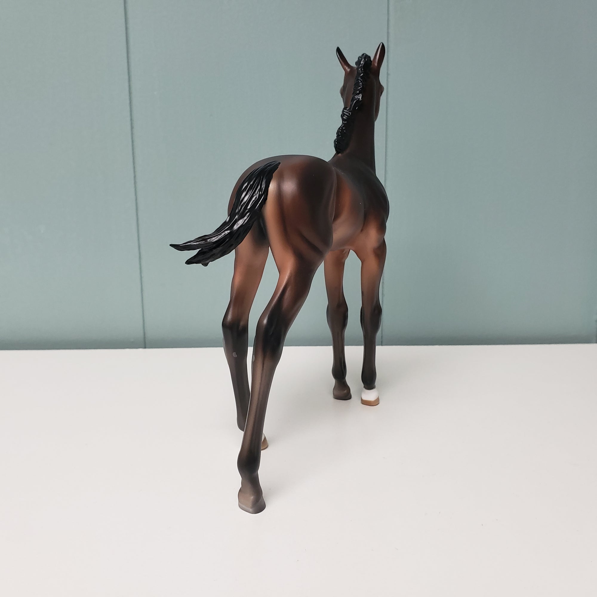 Amorcito OOAK Dark Bay Going Gray Arabian Foal By Ashley Palmer Best Offers 2/26/24