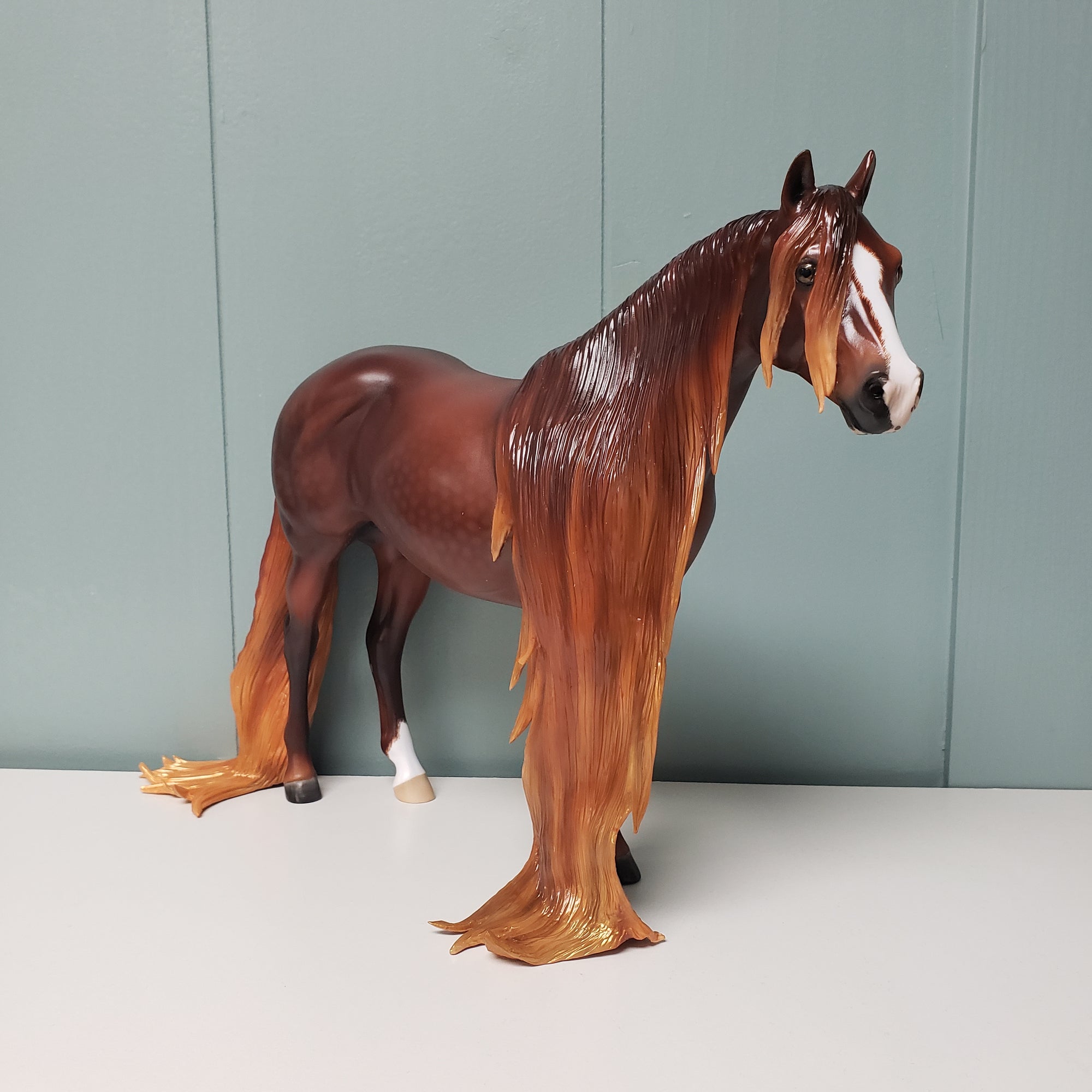 Lilikoi OOAK Dappled Liver Chestnut ISH By Ellen Robbins Best Offers 2/26/24