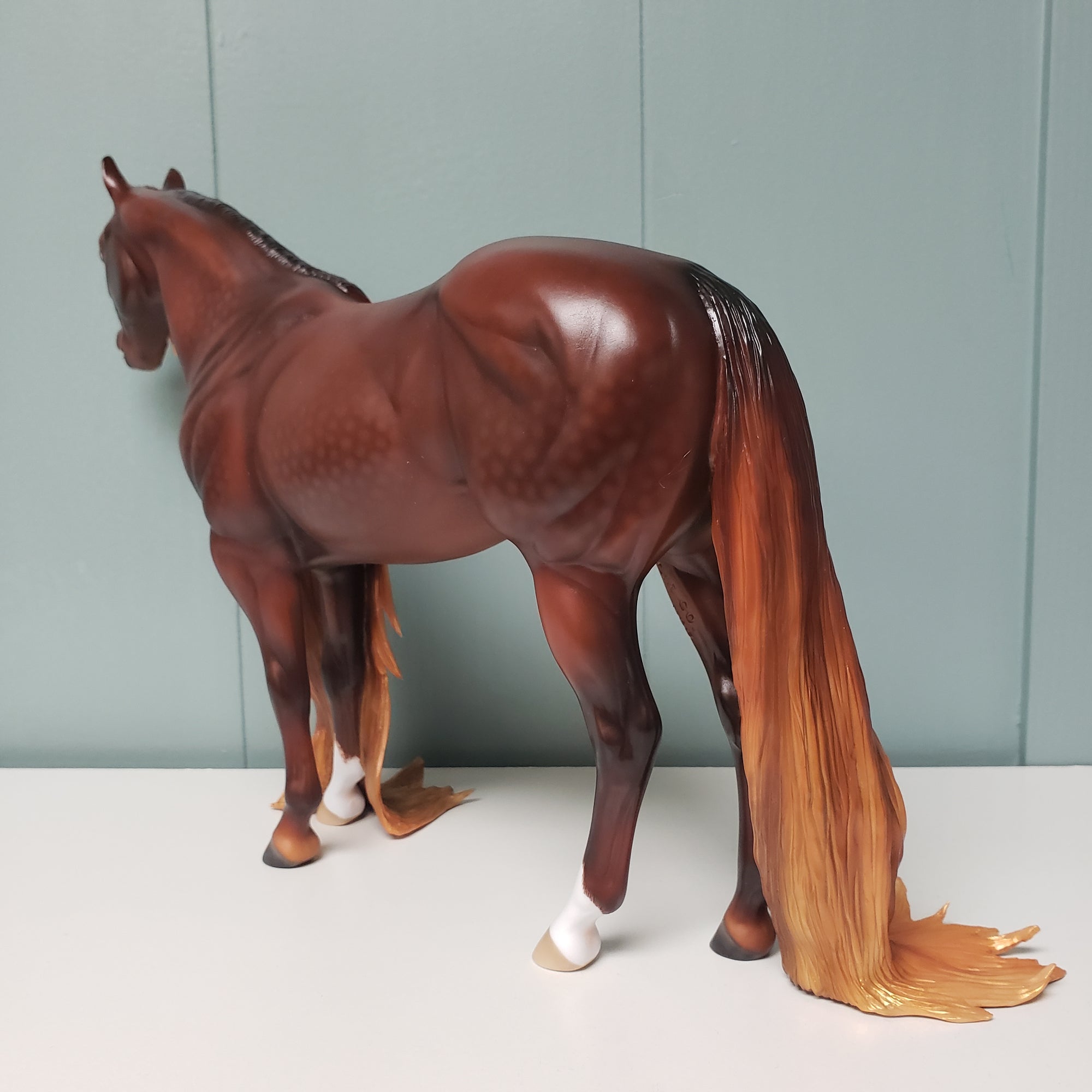 Lilikoi OOAK Dappled Liver Chestnut ISH By Ellen Robbins Best Offers 2/26/24