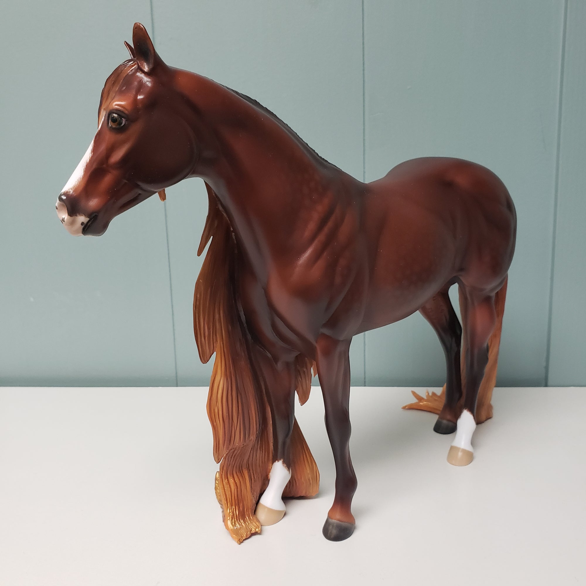 Lilikoi OOAK Dappled Liver Chestnut ISH By Ellen Robbins Best Offers 2/26/24