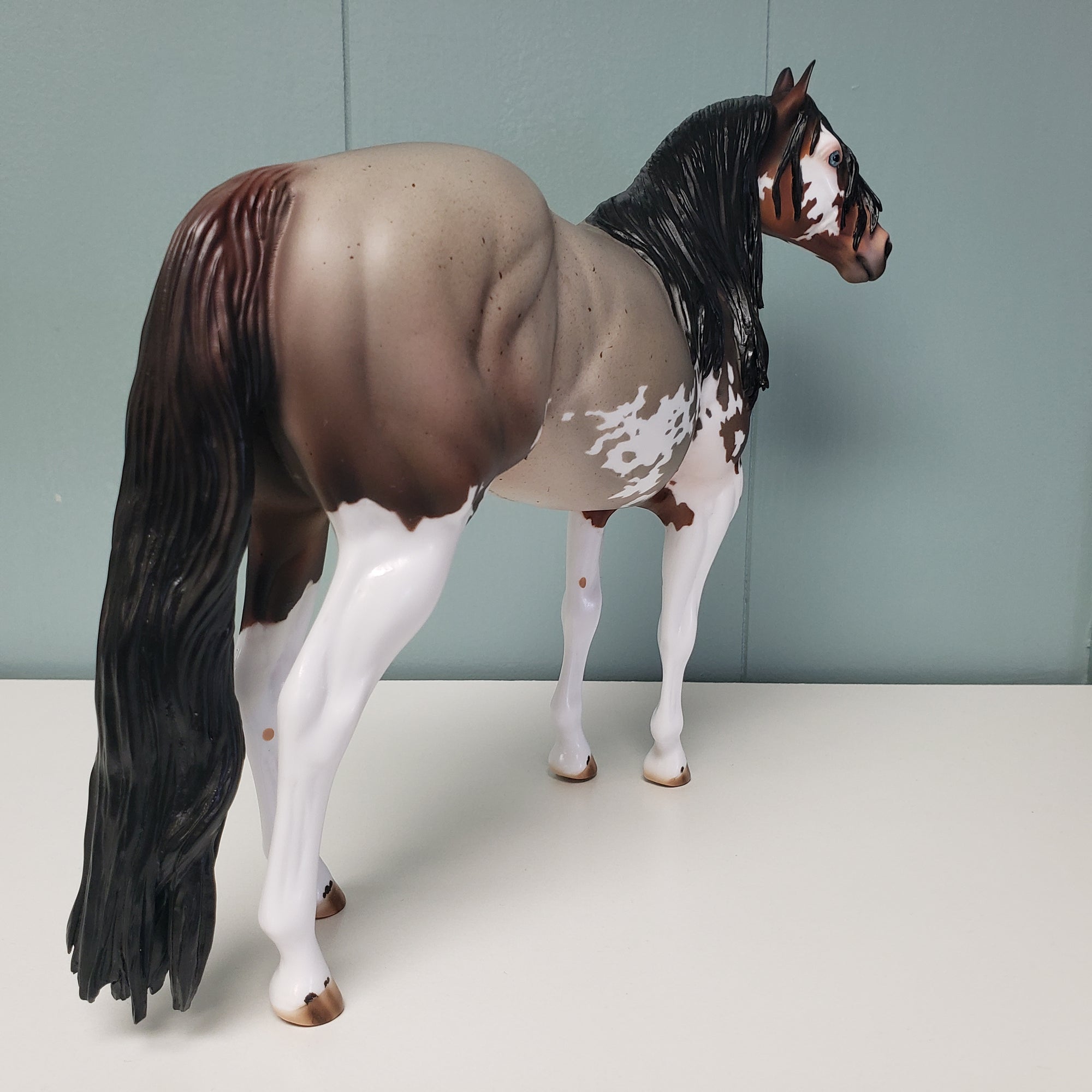 Chevalier OOAK Bay Roan Sabino ISH By Sheryl Leisure Best Offers 2/26/24