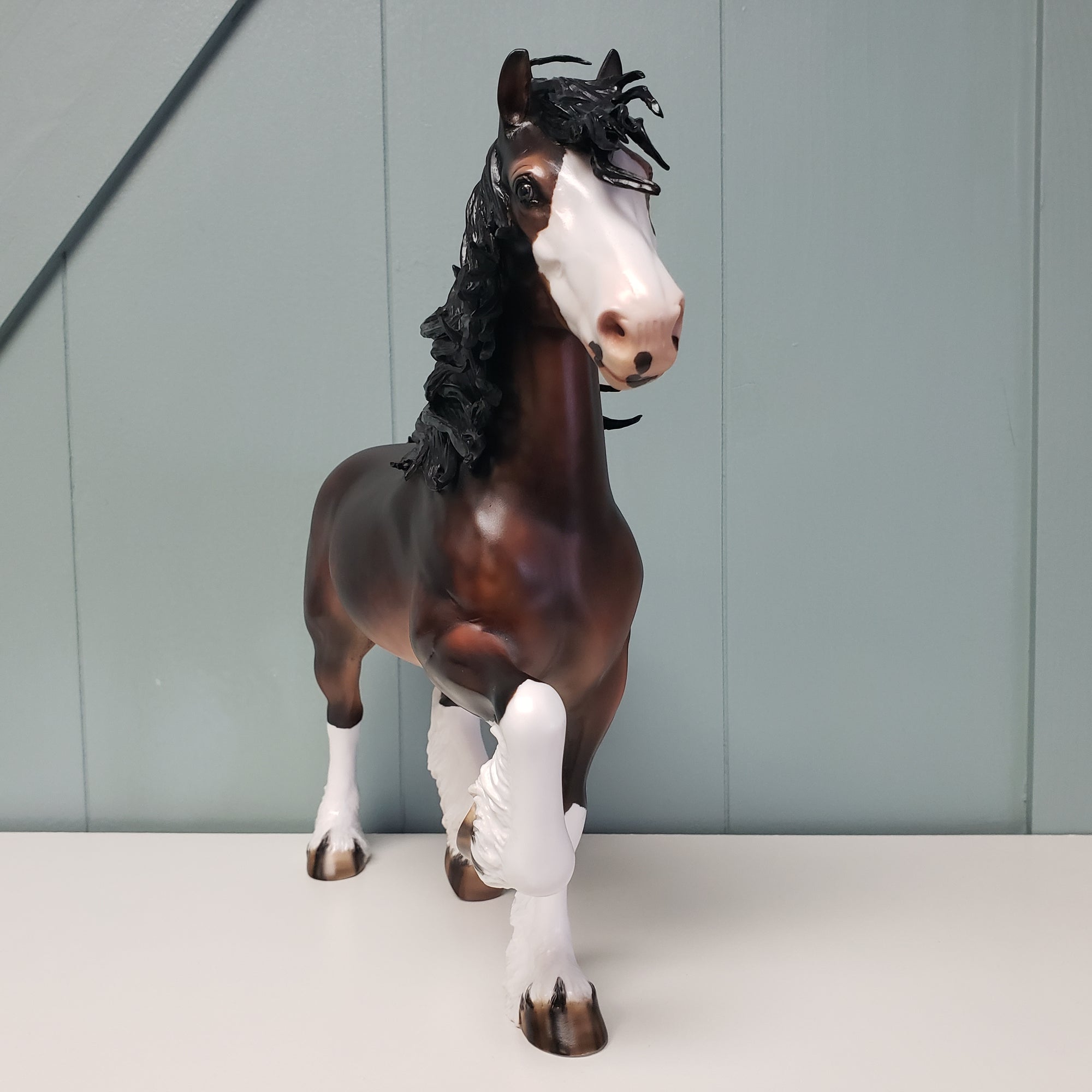 Gallant Gentleman OOAK Dapple Bay Trotting Draft By Sheryl Leisure Best Offers 2/26/24