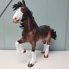 Gallant Gentleman OOAK Dapple Bay Trotting Draft By Sheryl Leisure Best Offers 2/26/24