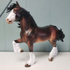 Gallant Gentleman OOAK Dapple Bay Trotting Draft By Sheryl Leisure Best Offers 2/26/24