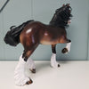 Gallant Gentleman OOAK Dapple Bay Trotting Draft By Sheryl Leisure Best Offers 2/26/24