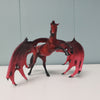 Poisoned OOAK Deco Red Bay W/ Dragon Wings Rearing Chip By Ellen Robbins Best Offers 2/26/24