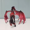 Poisoned OOAK Deco Red Bay W/ Dragon Wings Rearing Chip By Ellen Robbins Best Offers 2/26/24