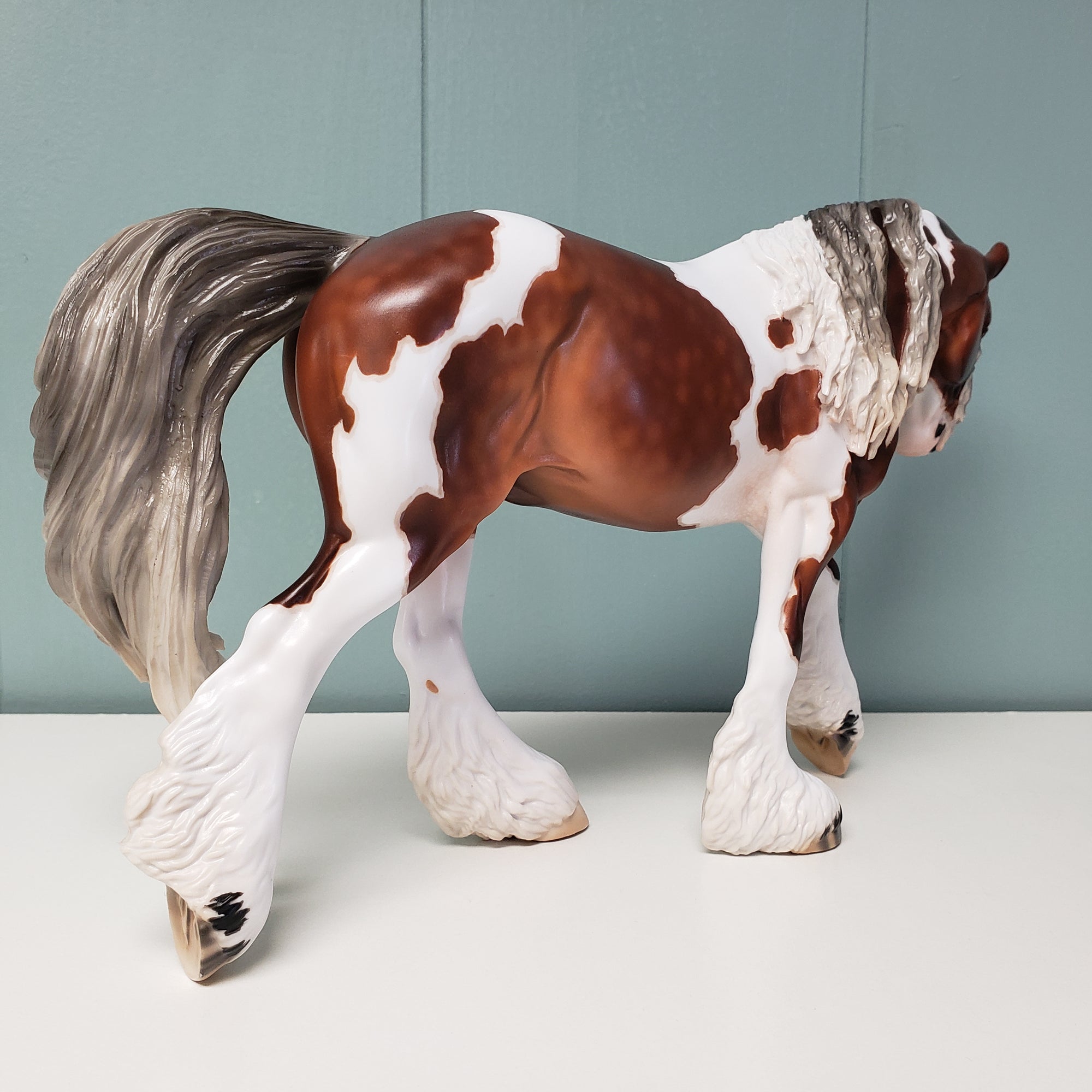 Ramsey OOAK Dappled Silver Bay Tobiano Custom Irish Cob By Jess Hamill Best Offer 3/5/24