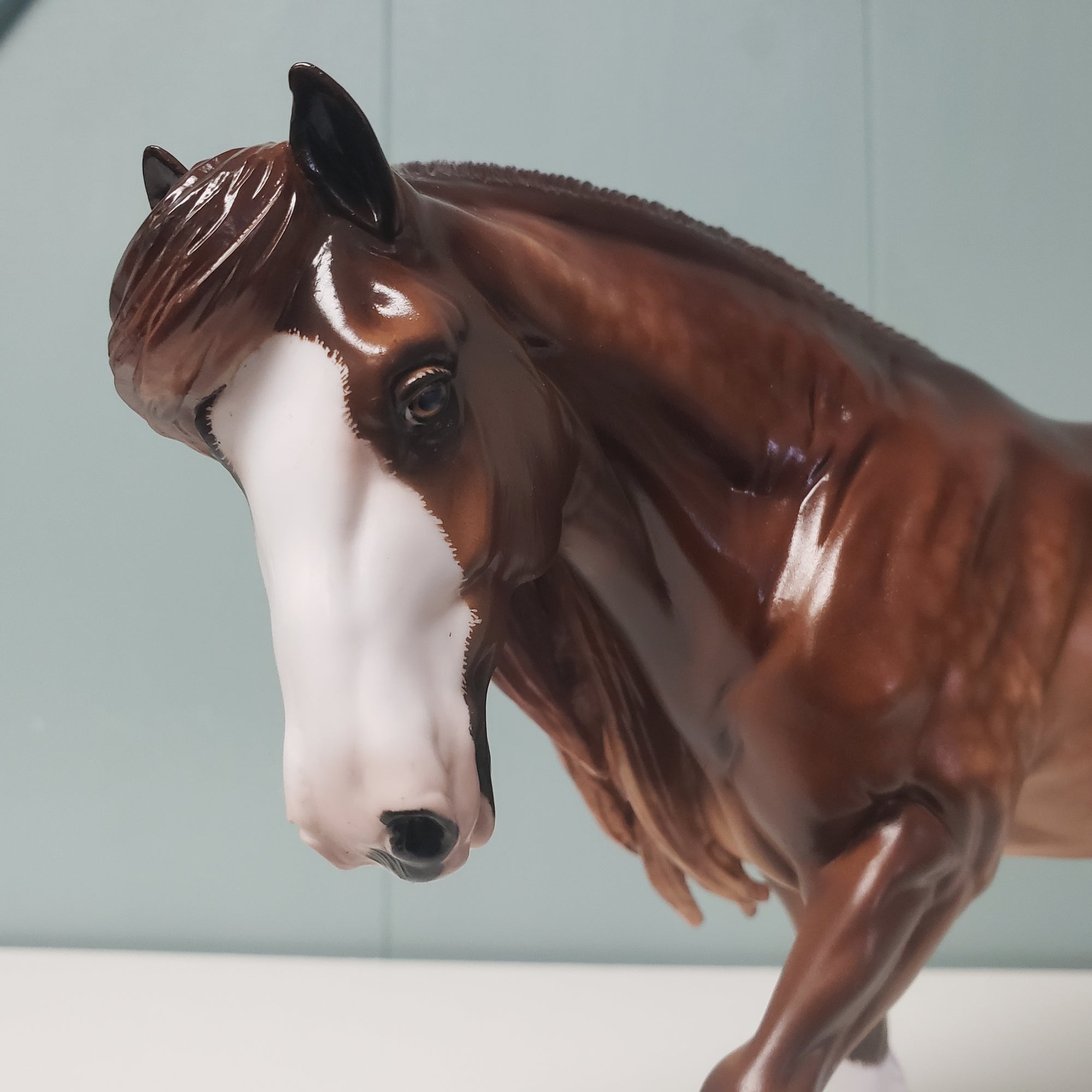 Hawthorne OOAK Dappled Liver Chestnut Custom Irish Cob by Sheryl Leisure - Best Offers 3/13/24