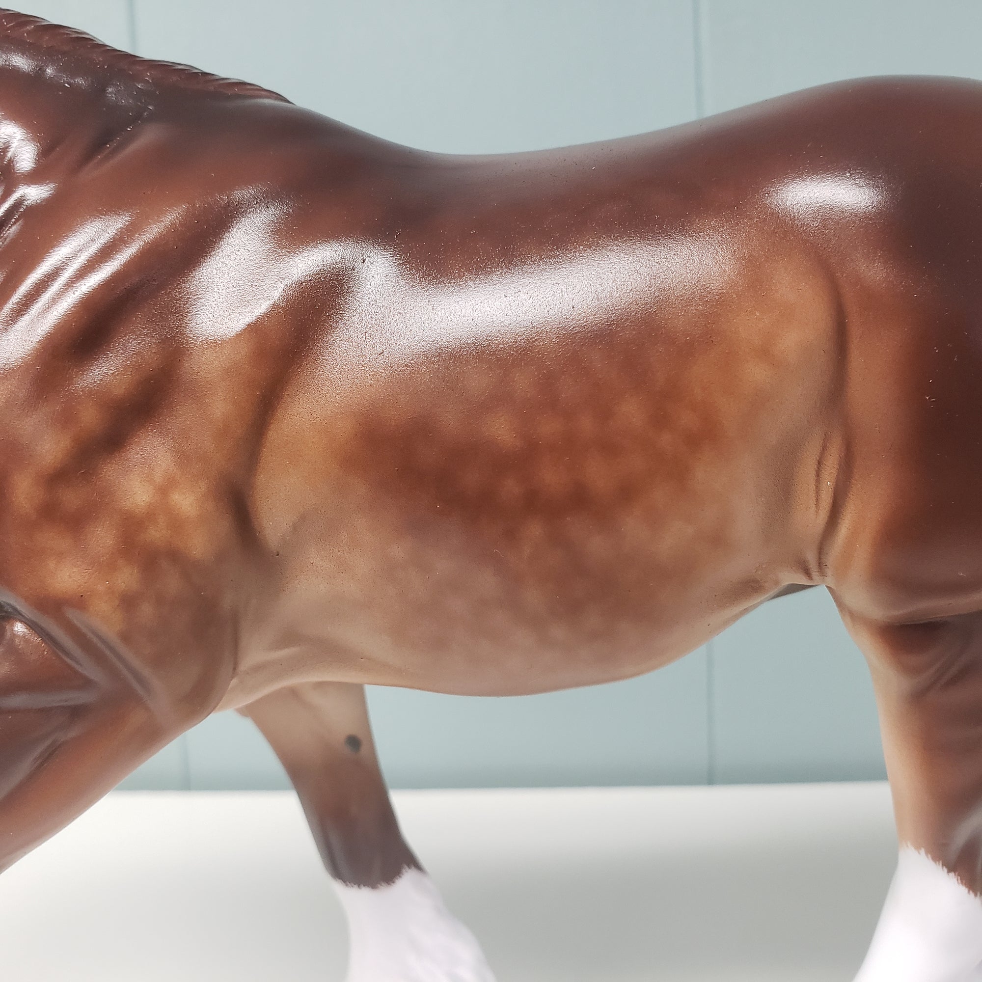 Hawthorne OOAK Dappled Liver Chestnut Custom Irish Cob by Sheryl Leisure - Best Offers 3/13/24