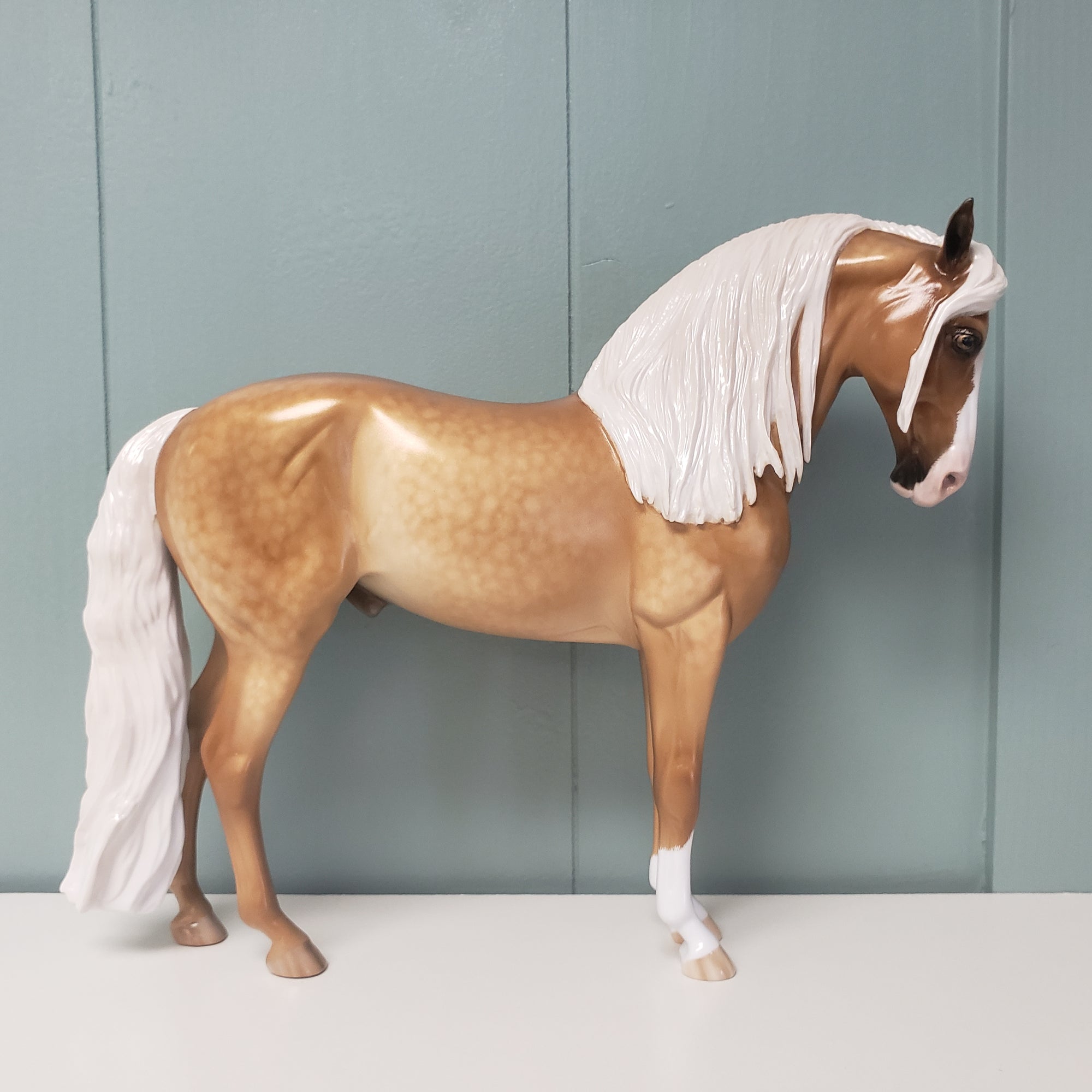 Sierra Madre OOAK Dappled Palomino Custom Andalusian by Sheryl Leisure - Best Offers 3/13/24