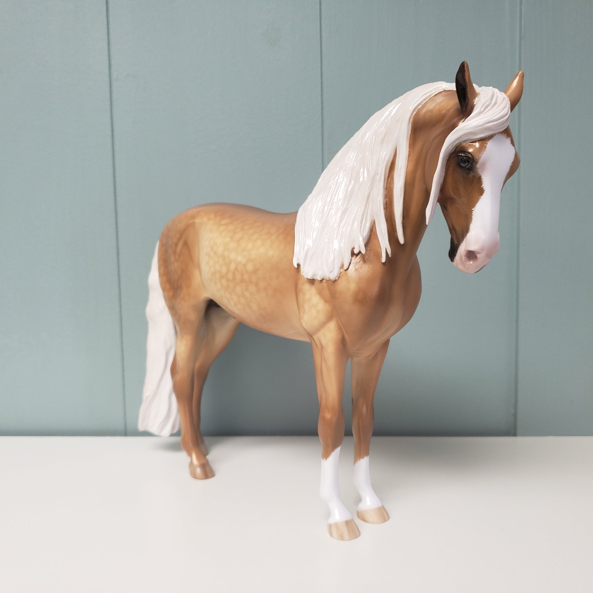 Sierra Madre OOAK Dappled Palomino Custom Andalusian by Sheryl Leisure - Best Offers 3/13/24