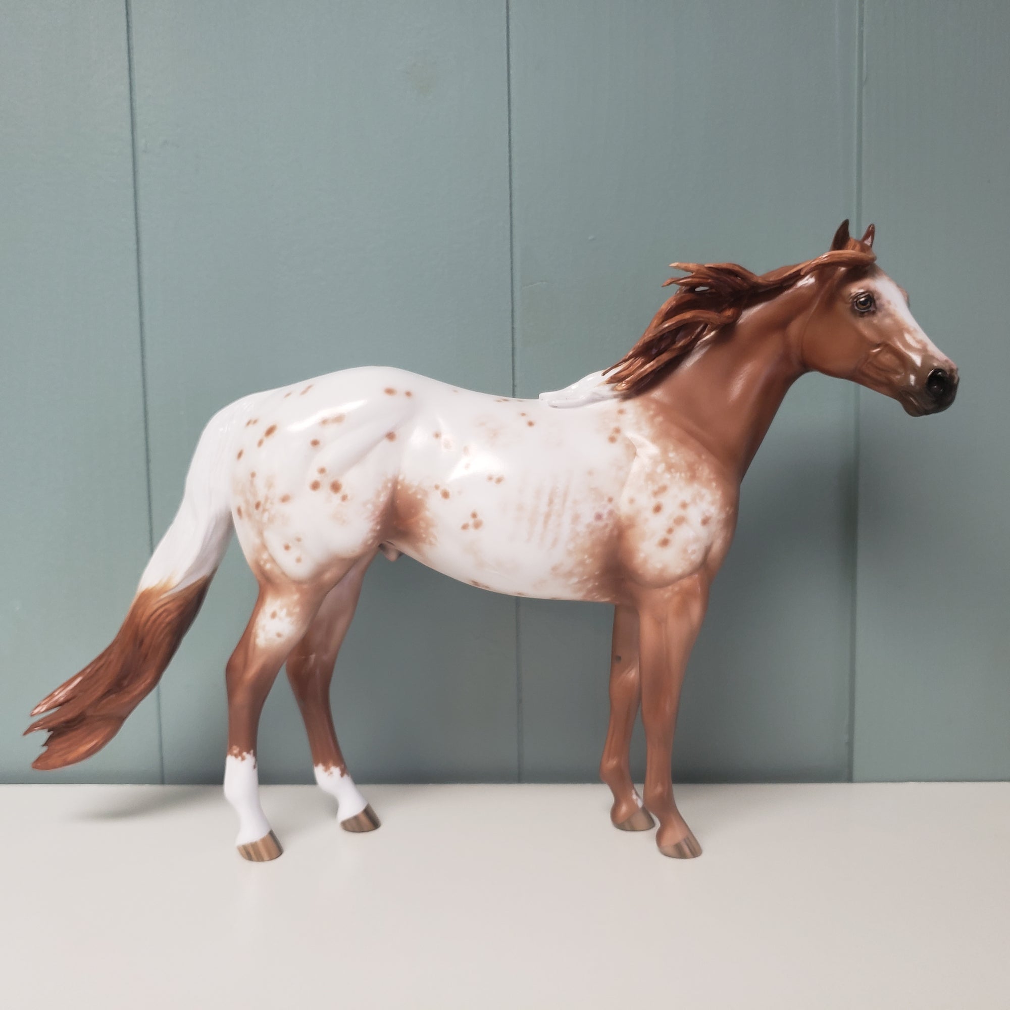 Sierra VIsta OOAK Appaloosa Custom Ideal Stock Horse by Sheryl Leisure - Best Offer 4/23/24