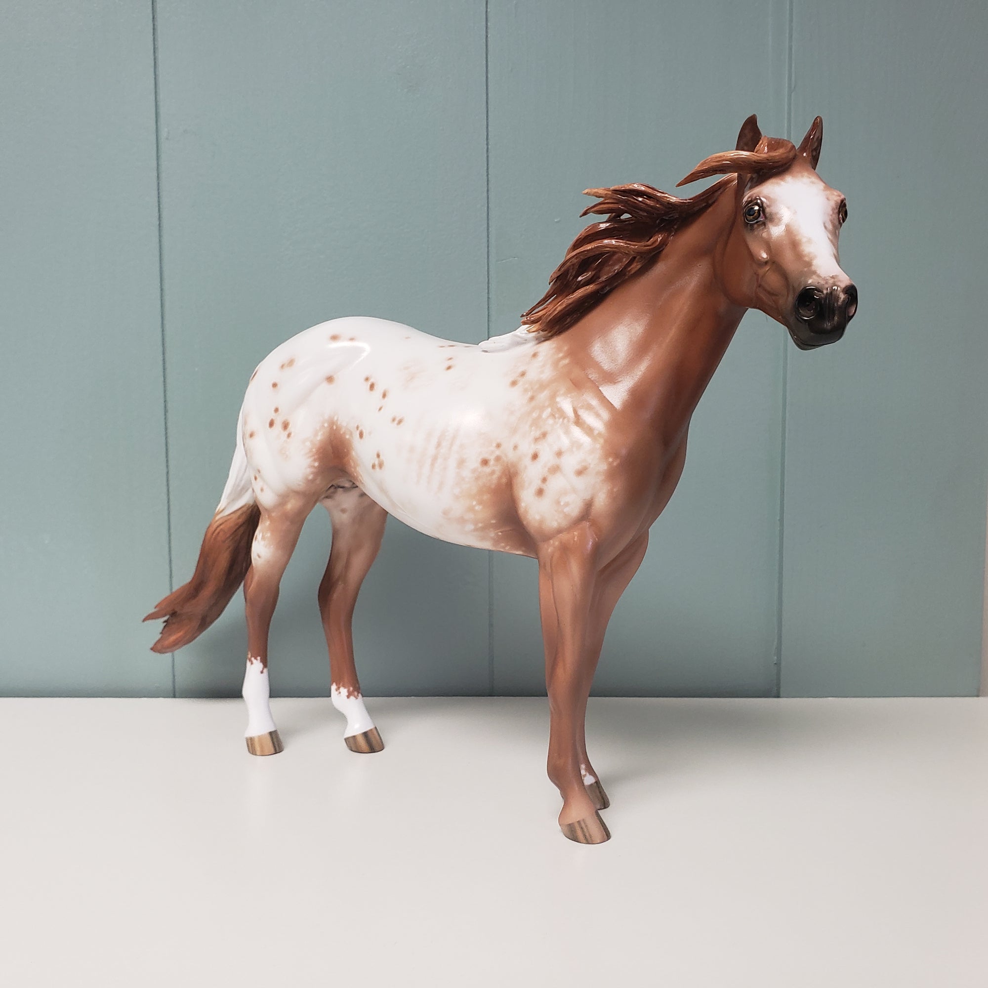 Sierra VIsta OOAK Appaloosa Custom Ideal Stock Horse by Sheryl Leisure - Best Offer 4/23/24