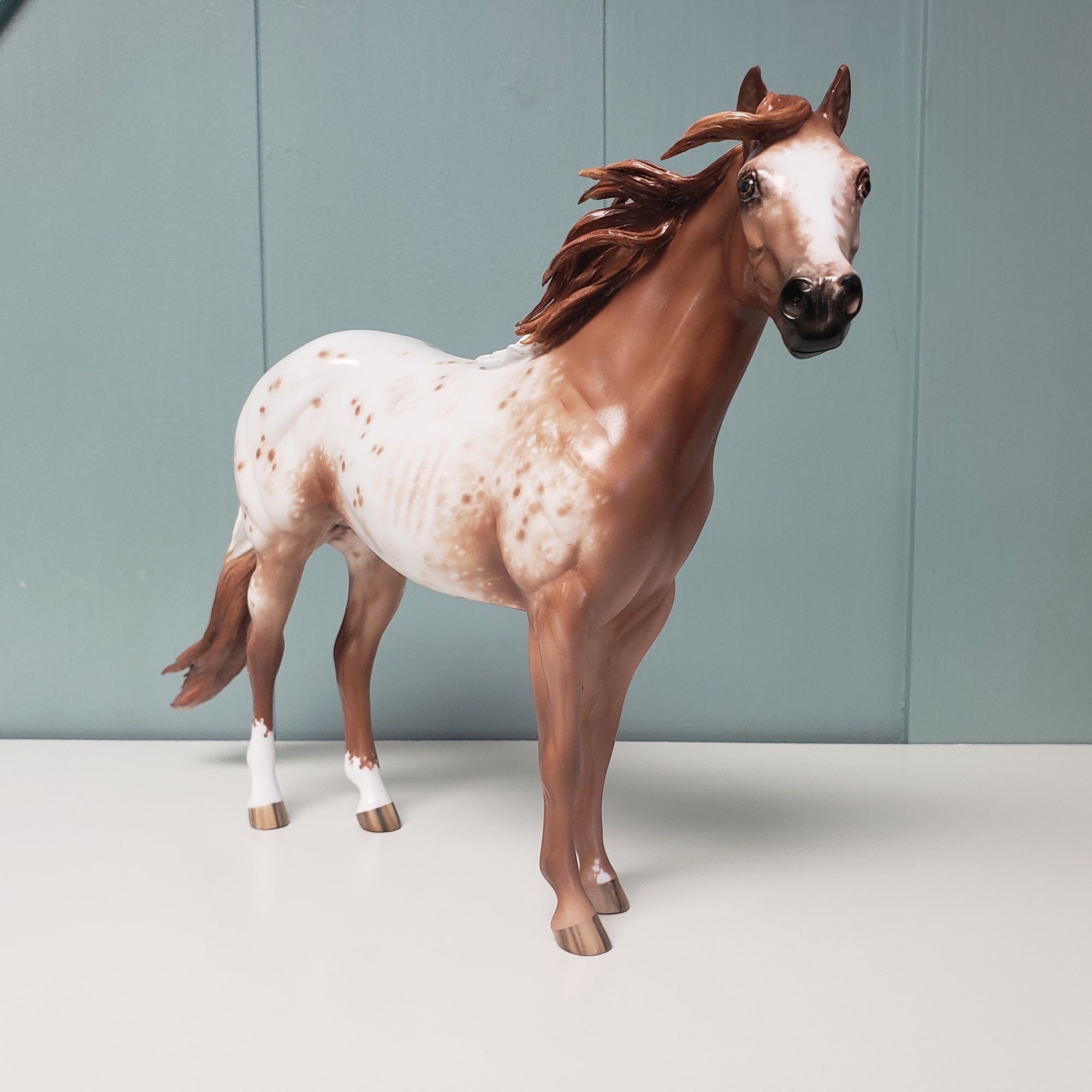 Sierra VIsta OOAK Appaloosa Custom Ideal Stock Horse by Sheryl Leisure - Best Offer 4/23/24