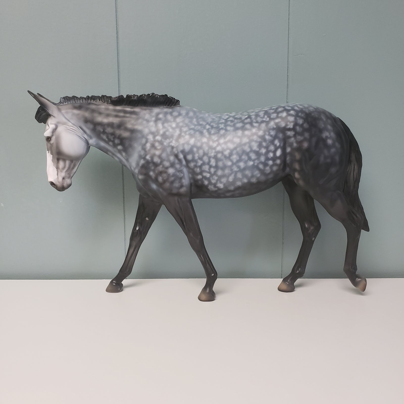 Paloma OOAK Star Dappled Grey Mule by Dawn Quick  - SHCF24