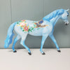 Quilla OOAK Deco Blue Butterfly Flower Pony by Dawn Quick  - SHCF24