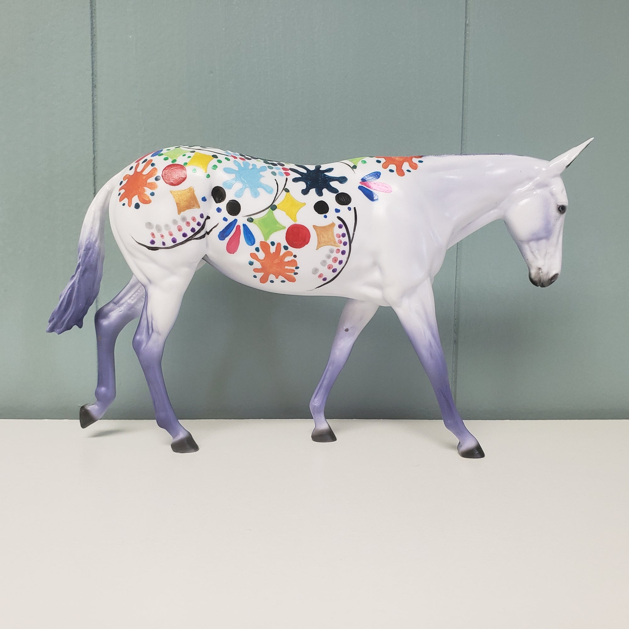 Kalila OOAK Deco Pebble Mule by Dawn Quick  - SHCF24