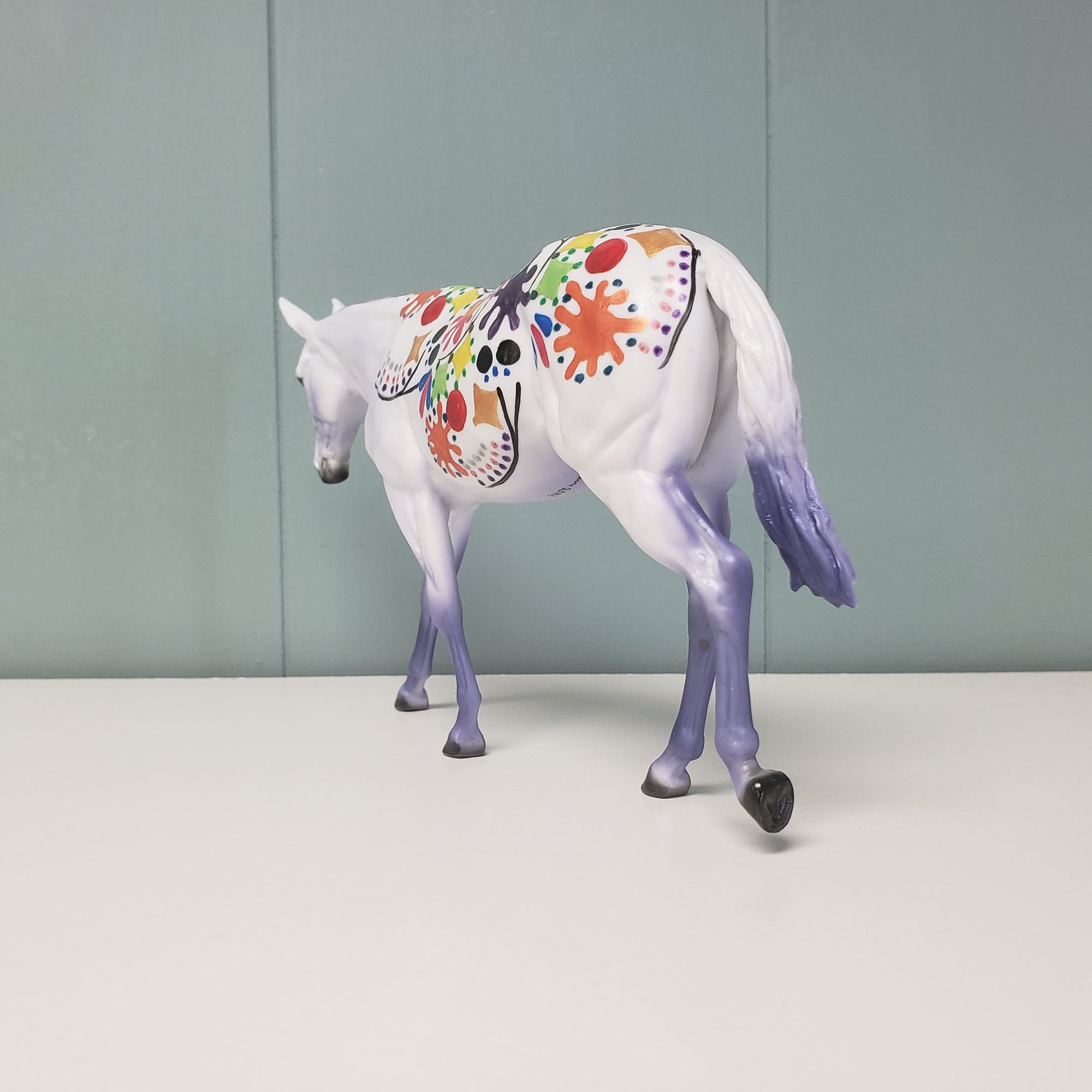 Kalila OOAK Deco Pebble Mule by Dawn Quick  - SHCF24