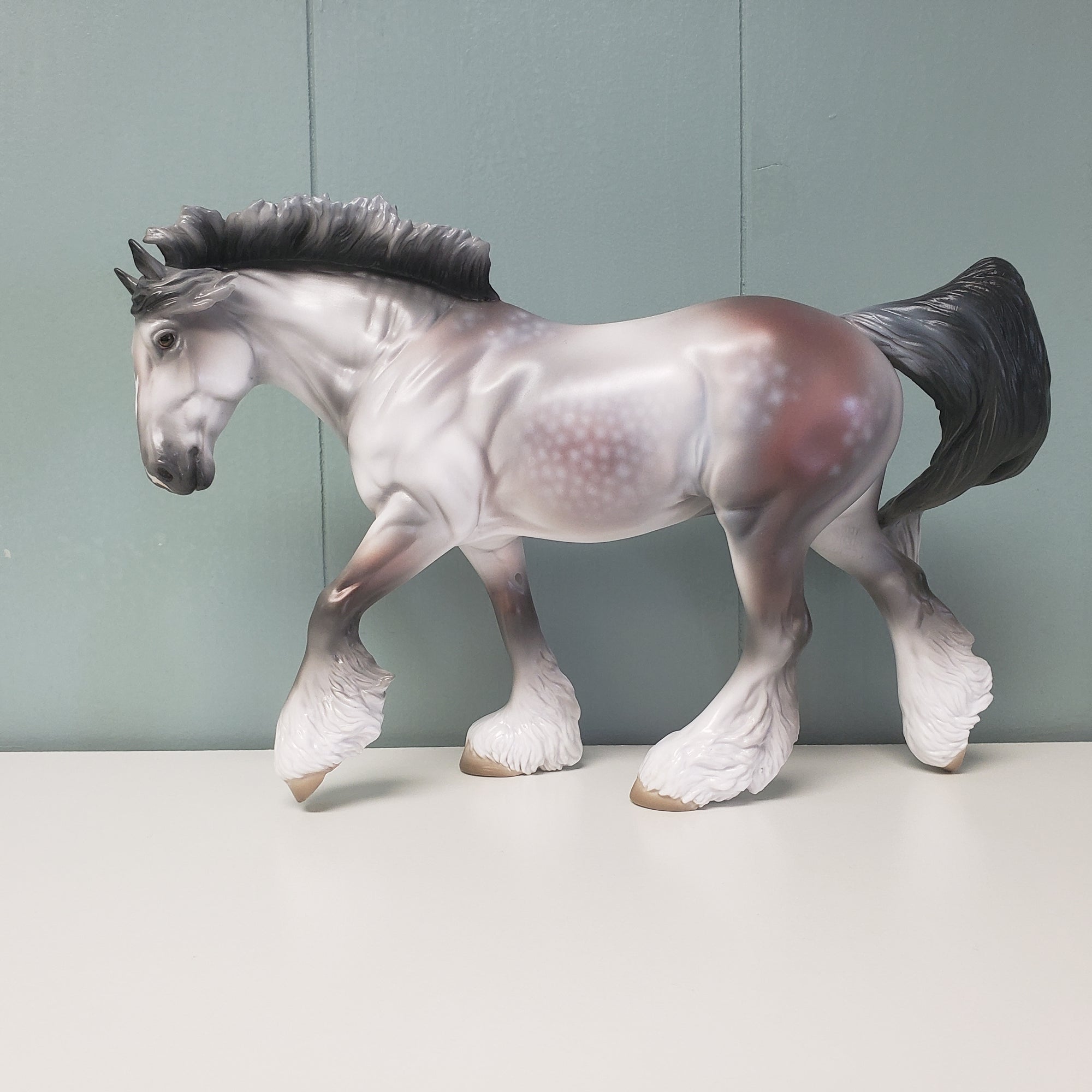 Tabula Rasa OOAK Rose Grey Custom Irish Cob By Jess Hamill - May End of Month Sale SS524