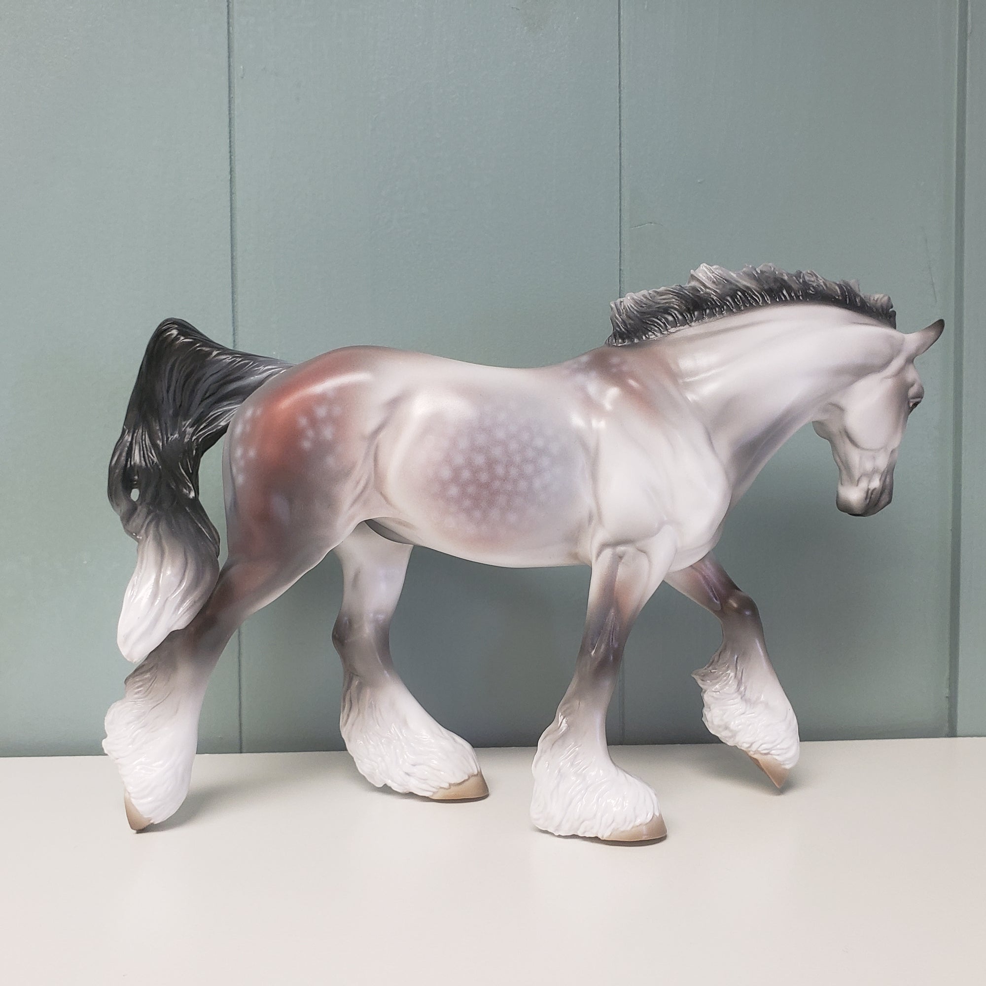 Tabula Rasa OOAK Rose Grey Custom Irish Cob By Jess Hamill - May End of Month Sale SS524