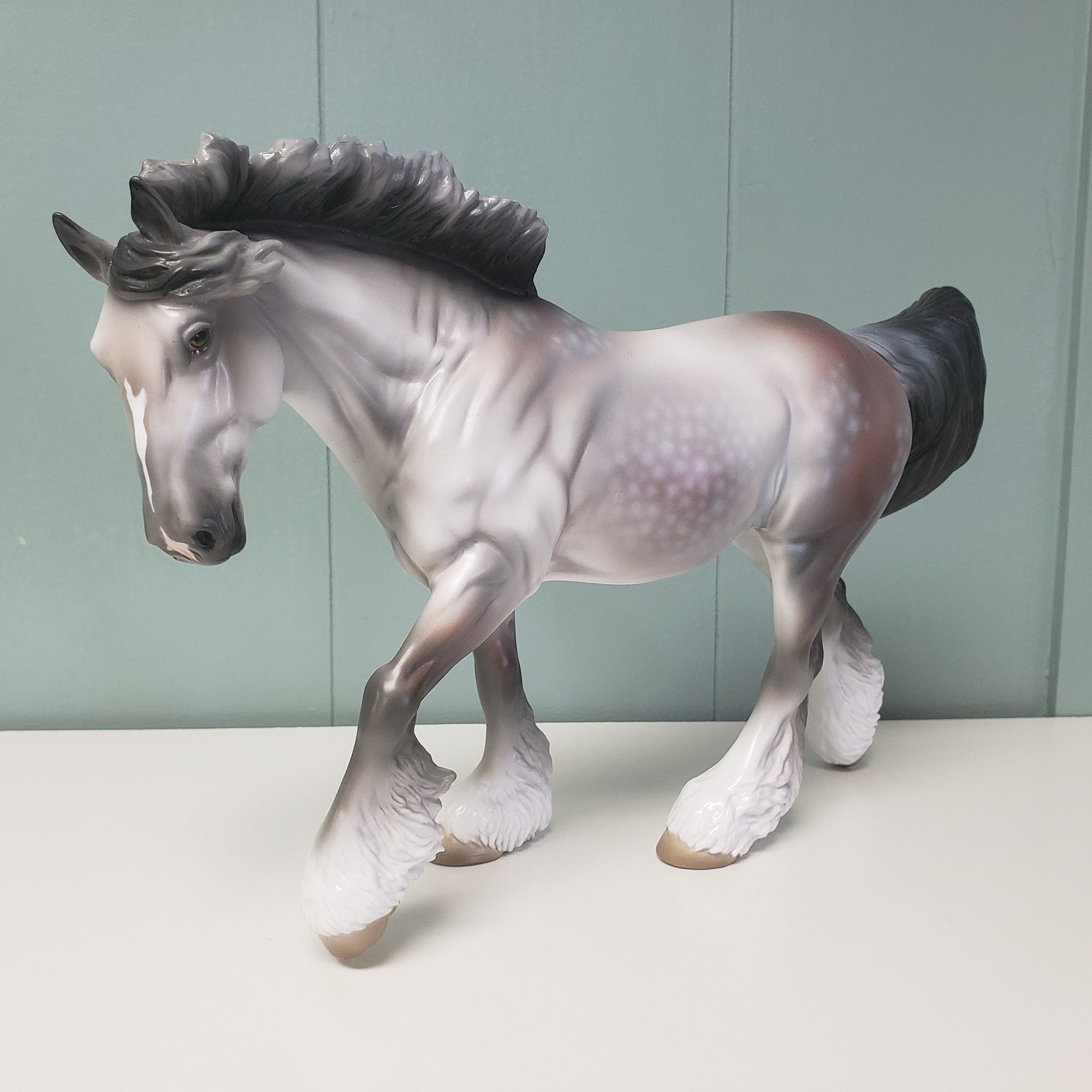 Tabula Rasa OOAK Rose Grey Custom Irish Cob By Jess Hamill - May End of Month Sale SS524