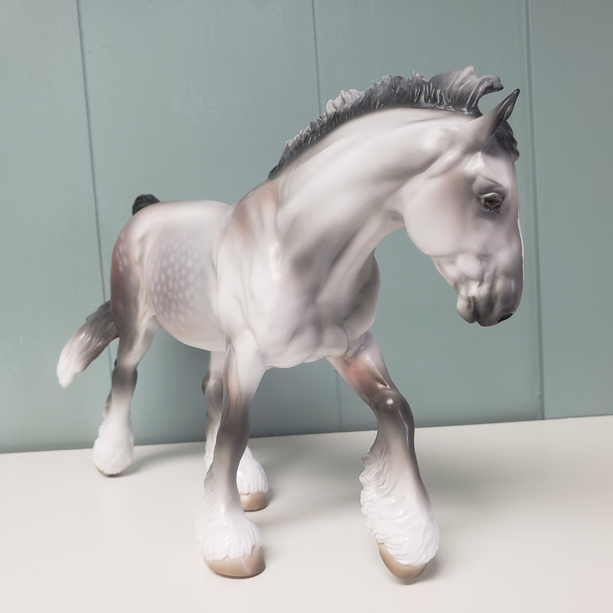 Tabula Rasa OOAK Rose Grey Custom Irish Cob By Jess Hamill - May End of Month Sale SS524