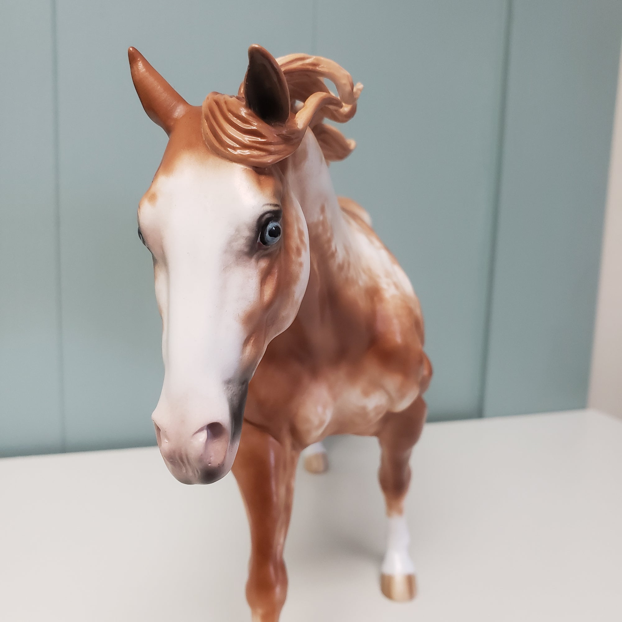 Zippy OOAK Chestnut Sabino Running Stock Horse By Sheryl Leisure Best Offers 3/19/24