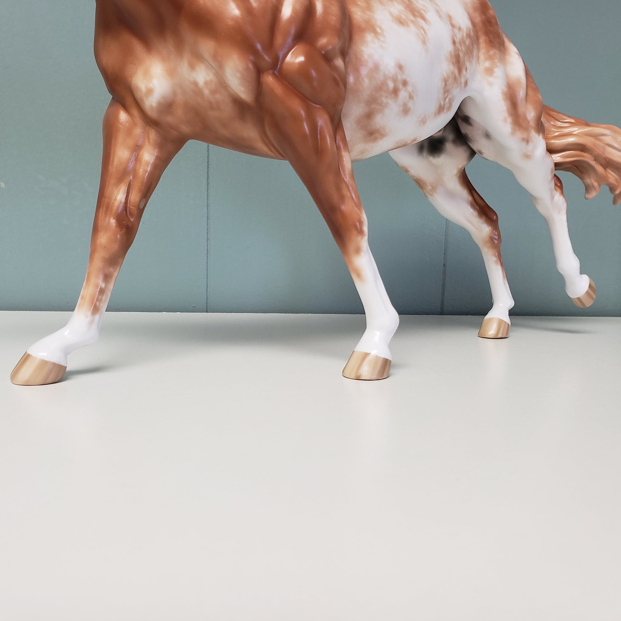 Zippy OOAK Chestnut Sabino Running Stock Horse By Sheryl Leisure Best Offers 3/19/24