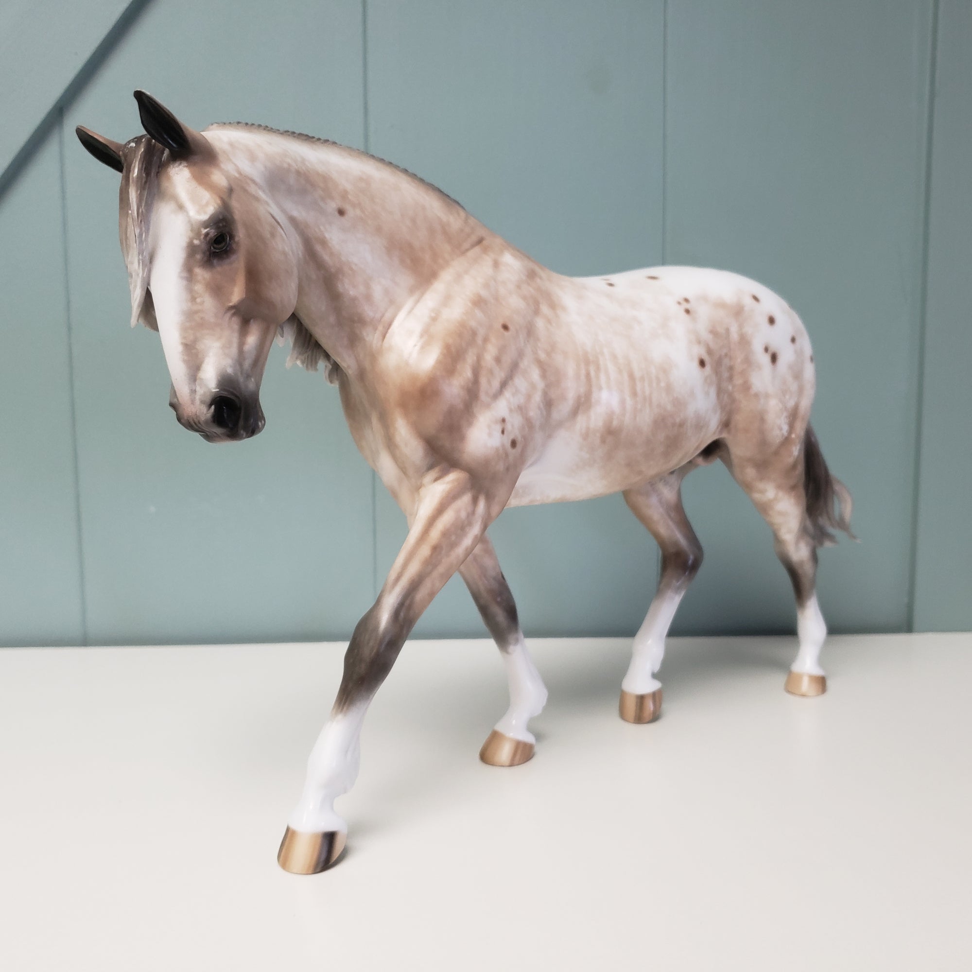 Ballentine OOAK Bay Appaloosa Irish Draught By Sheryl Leisure Best Offers 3/19/24